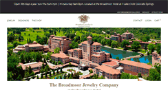 Desktop Screenshot of broadmoorjewelryco.com