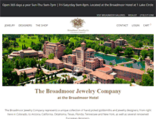 Tablet Screenshot of broadmoorjewelryco.com